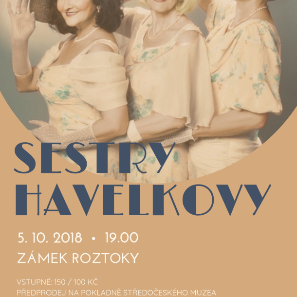 Koncert Sester Havelkových ve Středočeském muzeu v Roztokách u Prahy Koncert Sester Havelkových ve Středočeském muzeu v Roztokách u Prahy