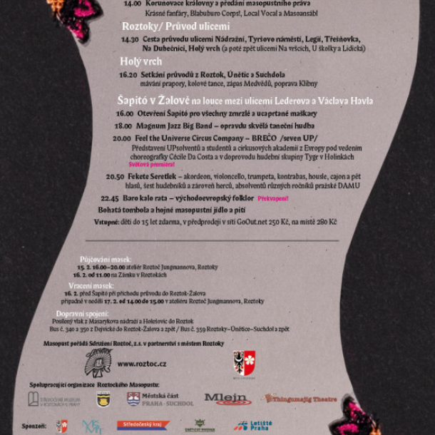 Program Roztockého masopustu 2019 Program Roztockého masopustu 2019
