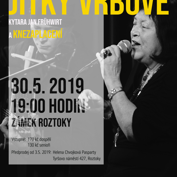 Koncert Jitky Vrbové Koncert Jitky Vrbové ve Středočeském muzeu v Roztokách u Prahy