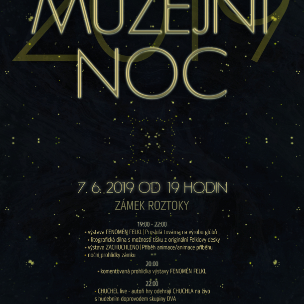 Muzejní noc 2019 Muzejní noc 2019 ve Středočeském muzeu v Roztokách u Prahy