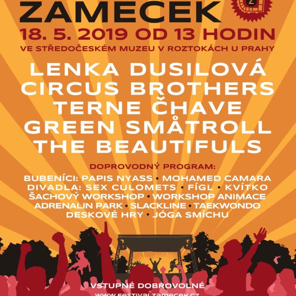 Festival Zámeček 2019 Festival Zámeček 2019 ve Středočeském muzeu v Roztokách u Prahy