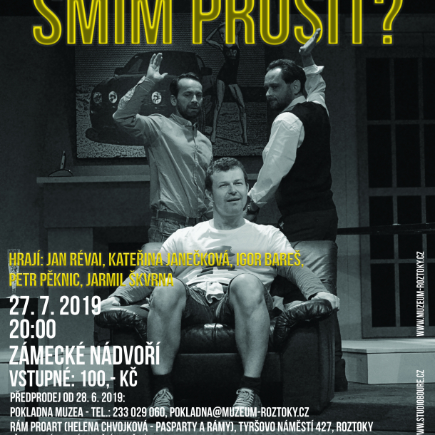 Divadelní představení Smím prosit? ve Středočeském muzeu v Roztokách u Prahy