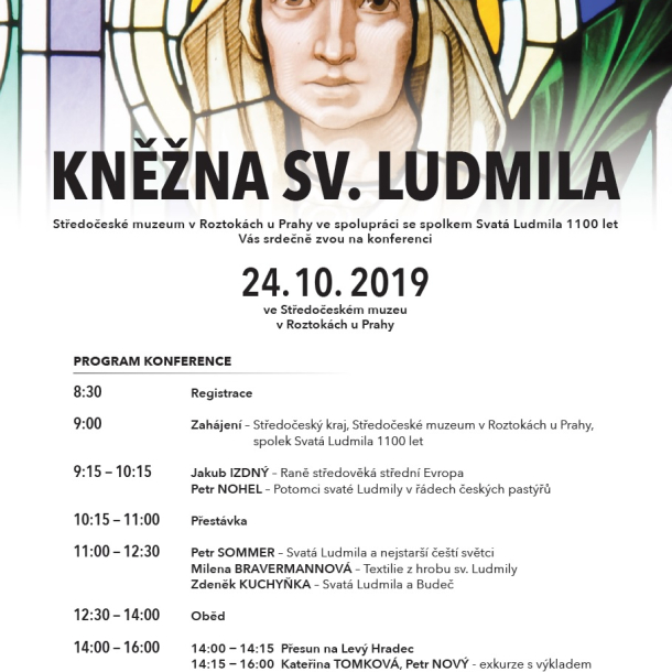 Konference Kněžna sv. Ludmila ve Středočeském muzeu v Roztokách u Prahy