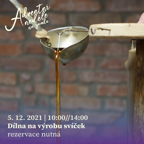 Vyroba svicek Adventni dilna