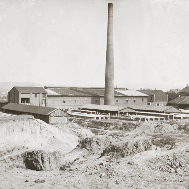 Cihelna, rok 1954 Muzeum Roztoky