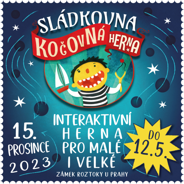 Kočovná herna Sládkovna ve Středočeském muzeu v Roztokách u Prahy Kočovná herna Sládkovna ve Středočeském muzeu v Roztokách u Prahy