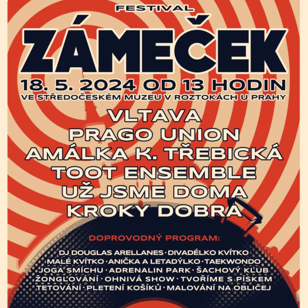 Festival Zámeček ve Středočeském muzeu v Roztokách u Prahy Festival Zámeček ve Středočeském muzeu v Roztokách u Prahy