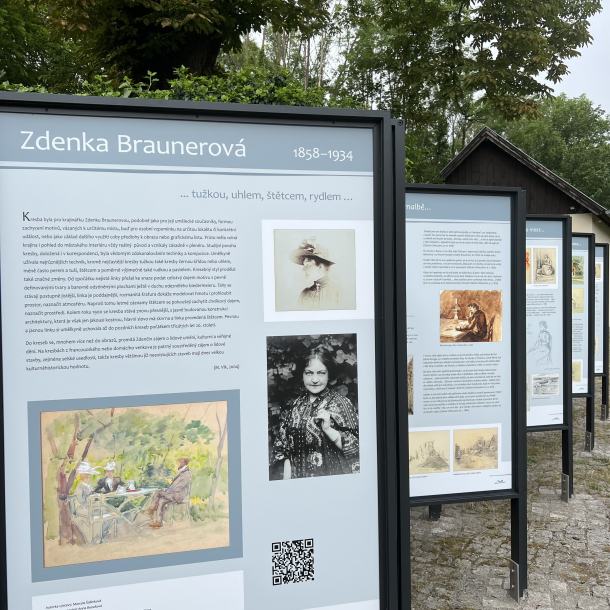 Výstava Zdenka Braunerová... tužkou, uhlem, štětcem, rydlem... 