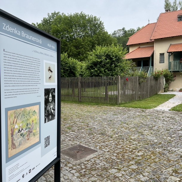Výstava Zdenka Braunerová... tužkou, uhlem, štětcem, rydlem... 
