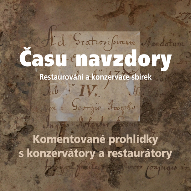 Komentované prohlídky výstavy Času navzdory, restaurování a konzervace sbírek Komentované prohlídky výstavy Času navzdory, restaurování a konzervace sbírek