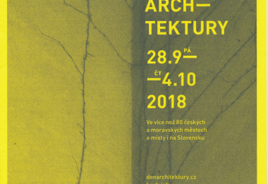 Den architektury 2018: Roztoky a Tiché údolí
